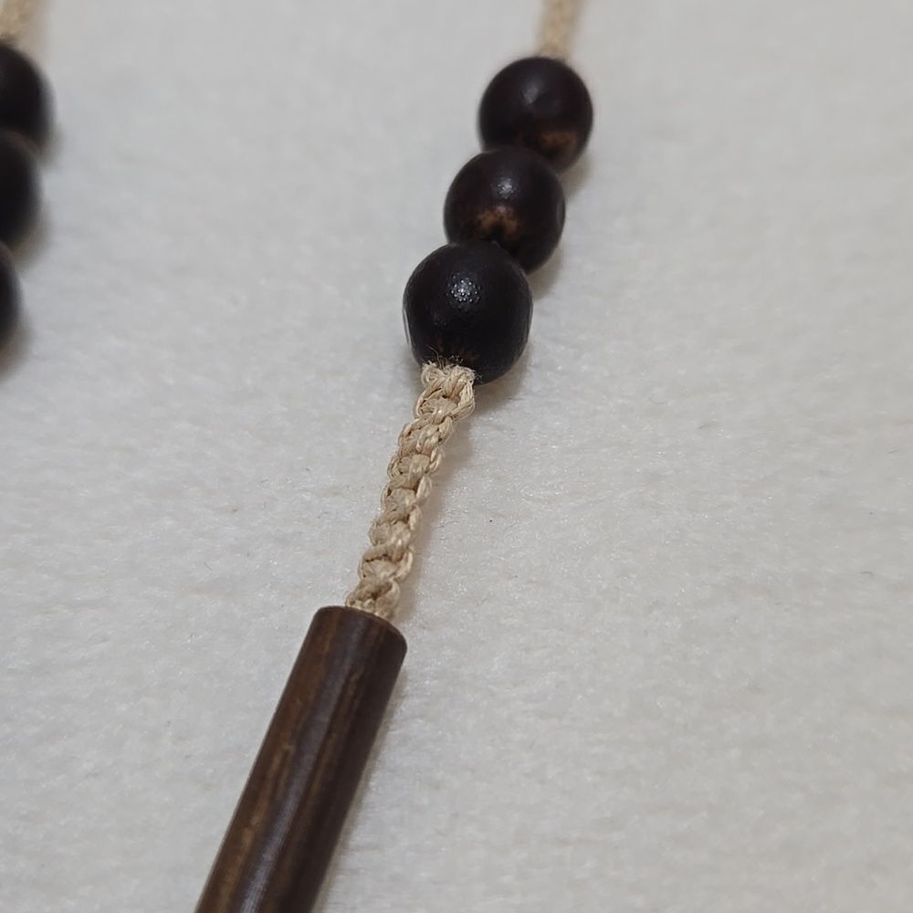 Native Hand Carved Necklace - Picture 6 of 7